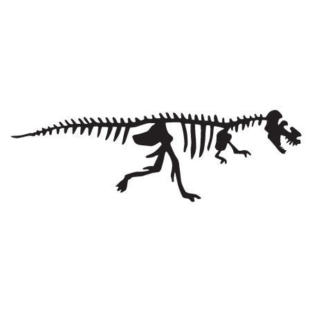 Tyrannosaurus Dinosaur Fossil Wall Quotes™ Wall Art Decal
