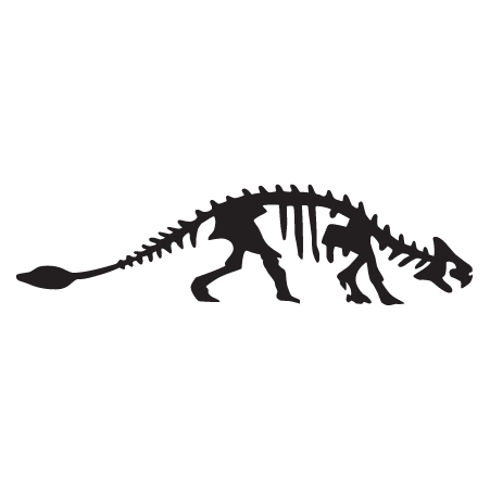Ankylodon Dinosaur Fossil Wall Quotes™ Wall Art Decal