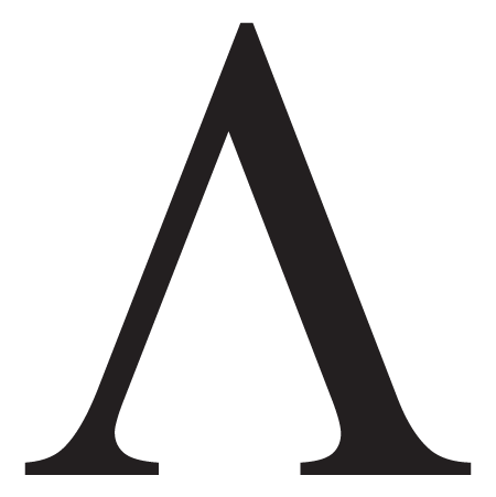 Lambda Uppercase Greek Letter Wall Quotes™ Wall Art Decal