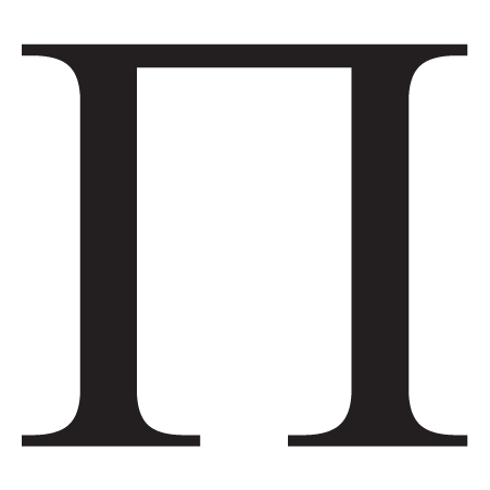 Pi Uppercase Greek Letter Wall Quotes™ Wall Art Decal