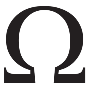 Omega Lowercase Greek Letter Wall Quotes™ Wall Art Decal
