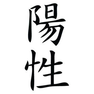 Positive Chinese Symbol Wall Quotes™ Wall Art Decal