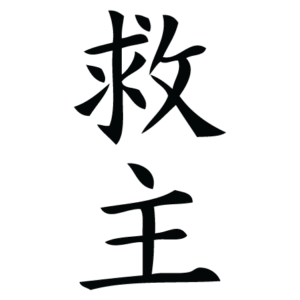 Rescuer Savior Chinese Symbol Wall Quotes™ Wall Art Decal