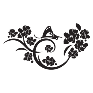 Elegant Floral #5 Wall Quotes™ Wall Art Decal