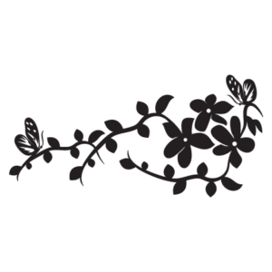 Elegant Floral #6 Wall Quotes™ Wall Art Decal