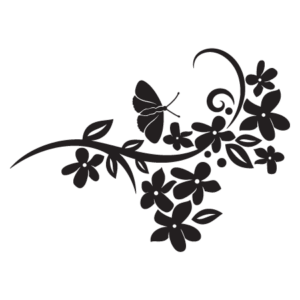 Elegant Floral #10 Wall Quotes™ Wall Art Decal