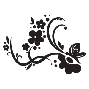 Elegant Floral #11 Wall Quotes™ Wall Art Decal