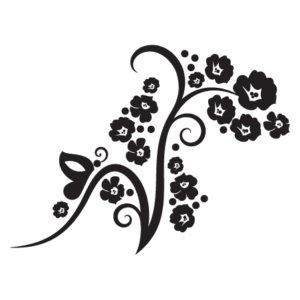 Elegant Floral #13 Wall Quotes™ Wall Art Decal