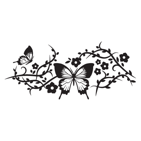 Elegant Floral #15 Wall Quotes™ Wall Art Decal