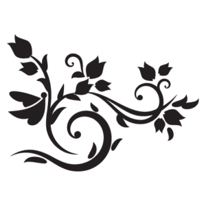 Elegant Floral #16 Wall Quotes™ Wall Art Decal