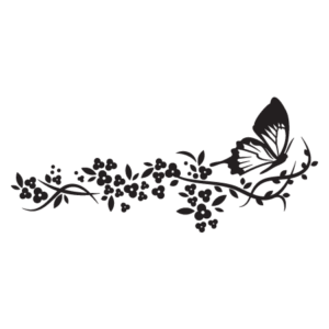 Elegant Floral #20 Wall Quotes™ Wall Art Decal