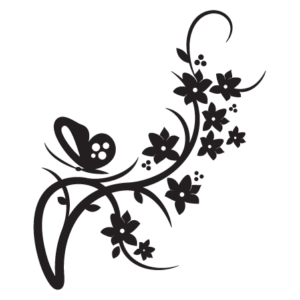Elegant Floral #21 Wall Quotes™ Wall Art Decal