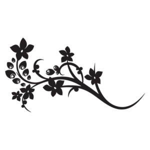 Elegant Floral #24 Wall Quotes™ Wall Art Decal