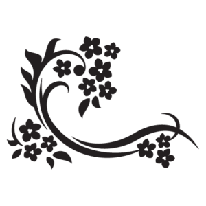 Elegant Floral #26 Wall Quotes™ Wall Art Decal