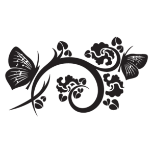 Elegant Floral #28 Wall Quotes™ Wall Art Decal