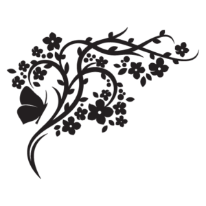 Elegant Floral #31 Wall Quotes™ Wall Art Decal