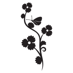 Elegant Floral #33 Wall Quotes™ Wall Art Decal