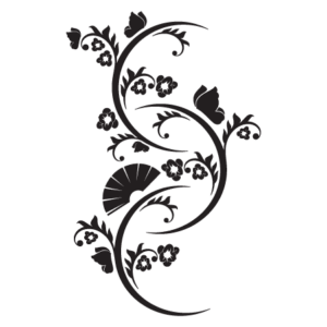 Elegant Floral #38 Wall Quotes™ Wall Art Decal