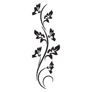 Modern Floral #4 Wall Quotes™ Wall Art Decal