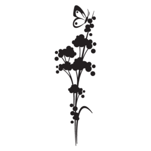 Modern Floral #5 Wall Quotes™ Wall Art Decal