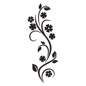 Modern Floral #7 Wall Quotes™ Wall Art Decal