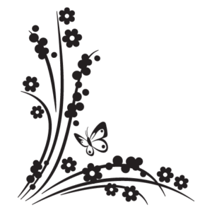 Modern Floral #12 Wall Quotes™ Wall Art Decal
