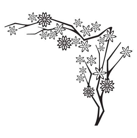 Modern Floral #14 Wall Quotes™ Wall Art Decal