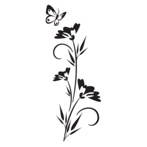 Modern Floral #19 Wall Quotes™ Wall Art Decal