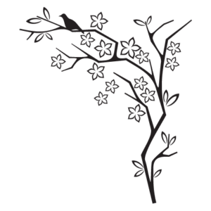 Modern Floral #23 Wall Quotes™ Wall Art Decal