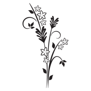 Modern Floral #24 Wall Quotes™ Wall Art Decal