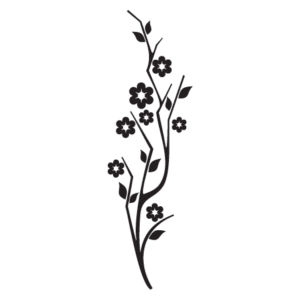 Modern Floral #33 Wall Quotes™ Wall Art Decal