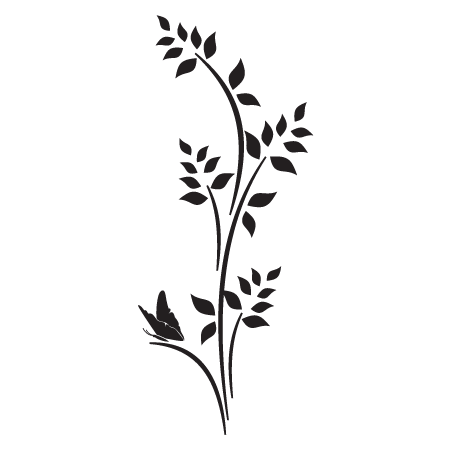Modern Floral #37 Wall Quotes™ Wall Art Decal