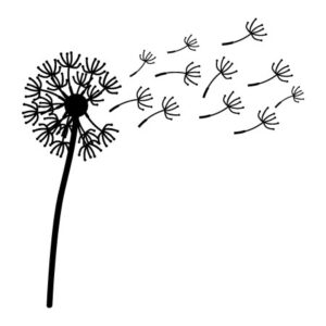 Oversized Dandelion Wall Quotes™ Wall Art
