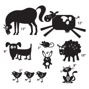Whimsical Farm Animals Wall Quotes™ Wall Art Decal