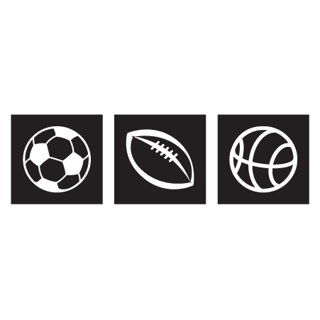 Sports Squares Wall Quotes™ Wall Art Decal