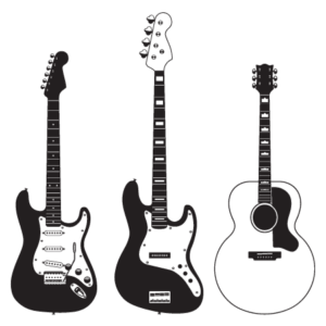 Three Guitars Wall Quotes™ Wall Art Decal