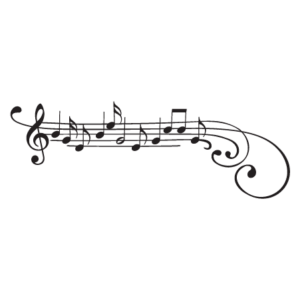 Treble Clef and Notes Wall Quotes™ Wall Art Decal