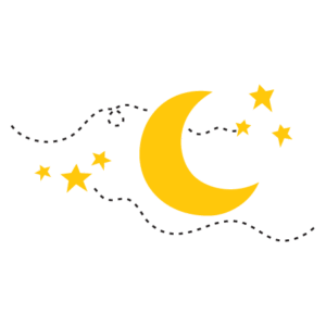 Moon and Stars Stitches Wall Quotes™ Wall Art Decal