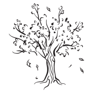 Tree & Leaves Silhouette Wall Quotes™ Wall Art Decal