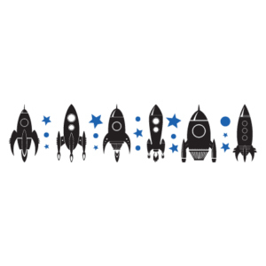 Rockets To The Moon Wall Quotes™ Art Decal