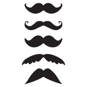 Five Mustaches Collection Wall Quotes™ Wall Art Decal