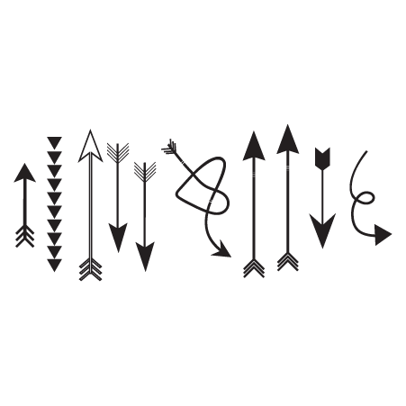 Whimsical Arrows Wall Quotes™ Wall Art Decal