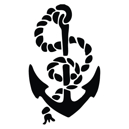 Rope & Anchor Tattered Wall Quotes™ Wall art Decal