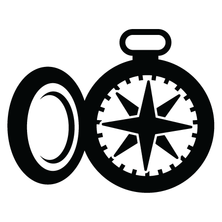 Pocket Compass Wall Quotes™ Wall Art Decal