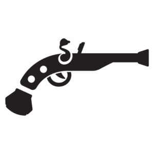 Buccaneer's PIstol Wall Quotes™ Wall Art Decal