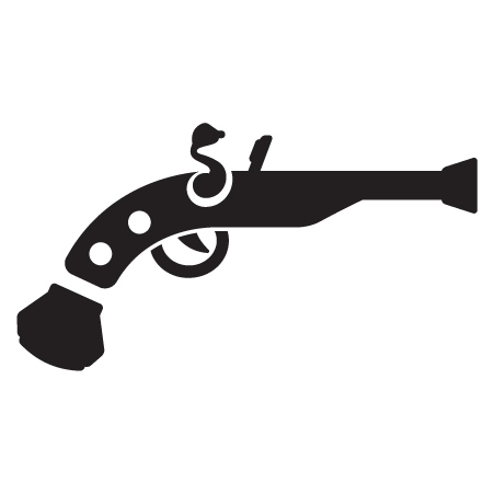 Buccaneer's PIstol Wall Quotes™ Wall Art Decal