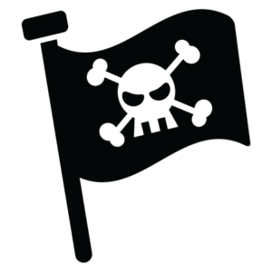 Pirate Flag Wall Quotes™ Wall Art Decal