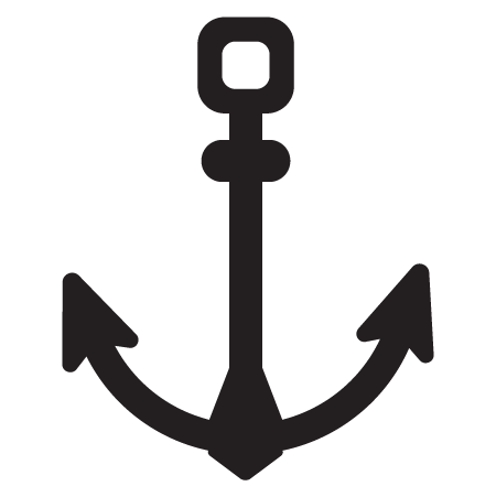 Square Prong Anchor Wall Quotes™ Wall Art Decal