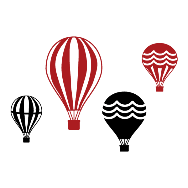 Vintage Hot Air Balloon Collection Wall Quotes™ Wall Art Decal