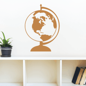 World Globe Wall Quotes™ Wall Art Decal